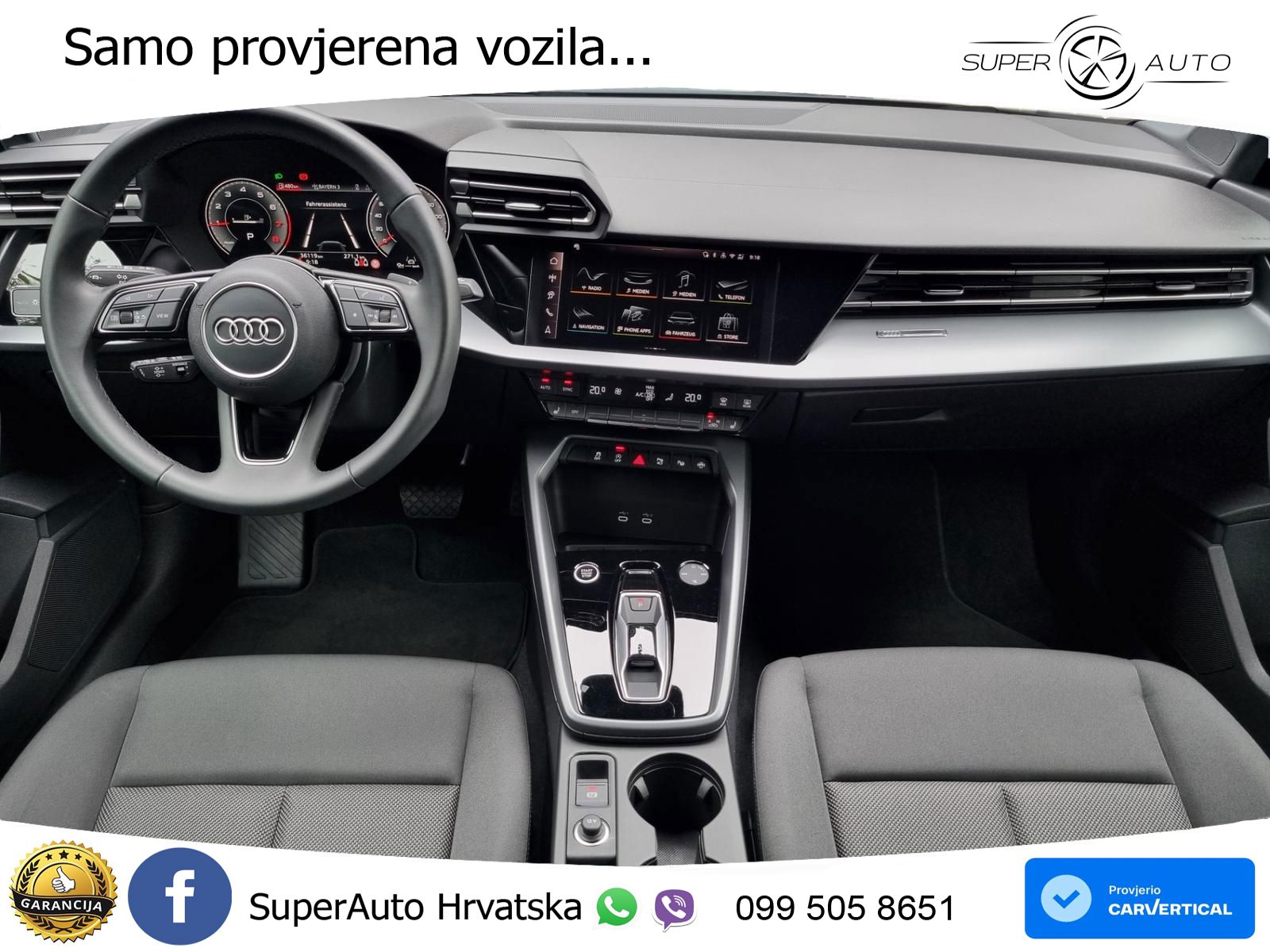 Audi A3 Sportback 30 TFSI (116 KS) Mild Hybrid S tronic advanced LED+GR SJED+ACC