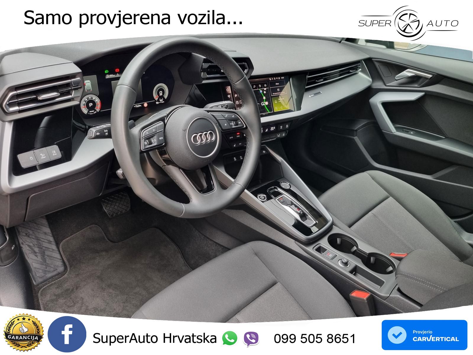 Audi A3 Sportback 30 TFSI (116 KS) Mild Hybrid S tronic advanced LED+GR SJED+ACC