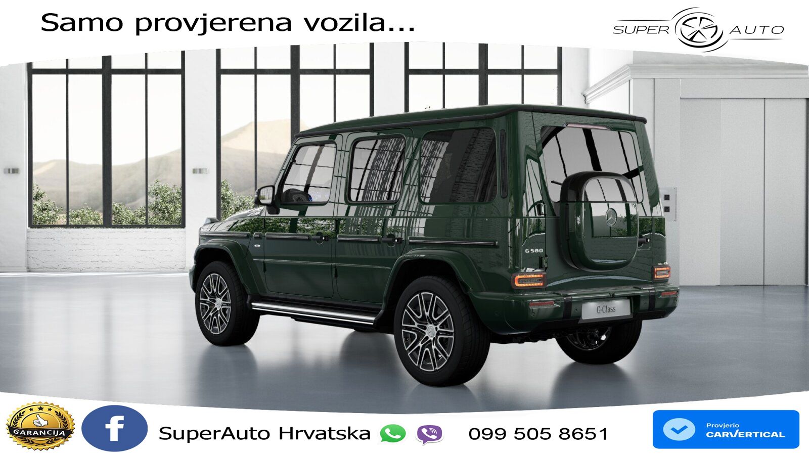 Mercedes G 580 EQ Long 116 kWh (587 KS) 4MATIC Superior LED+ACC