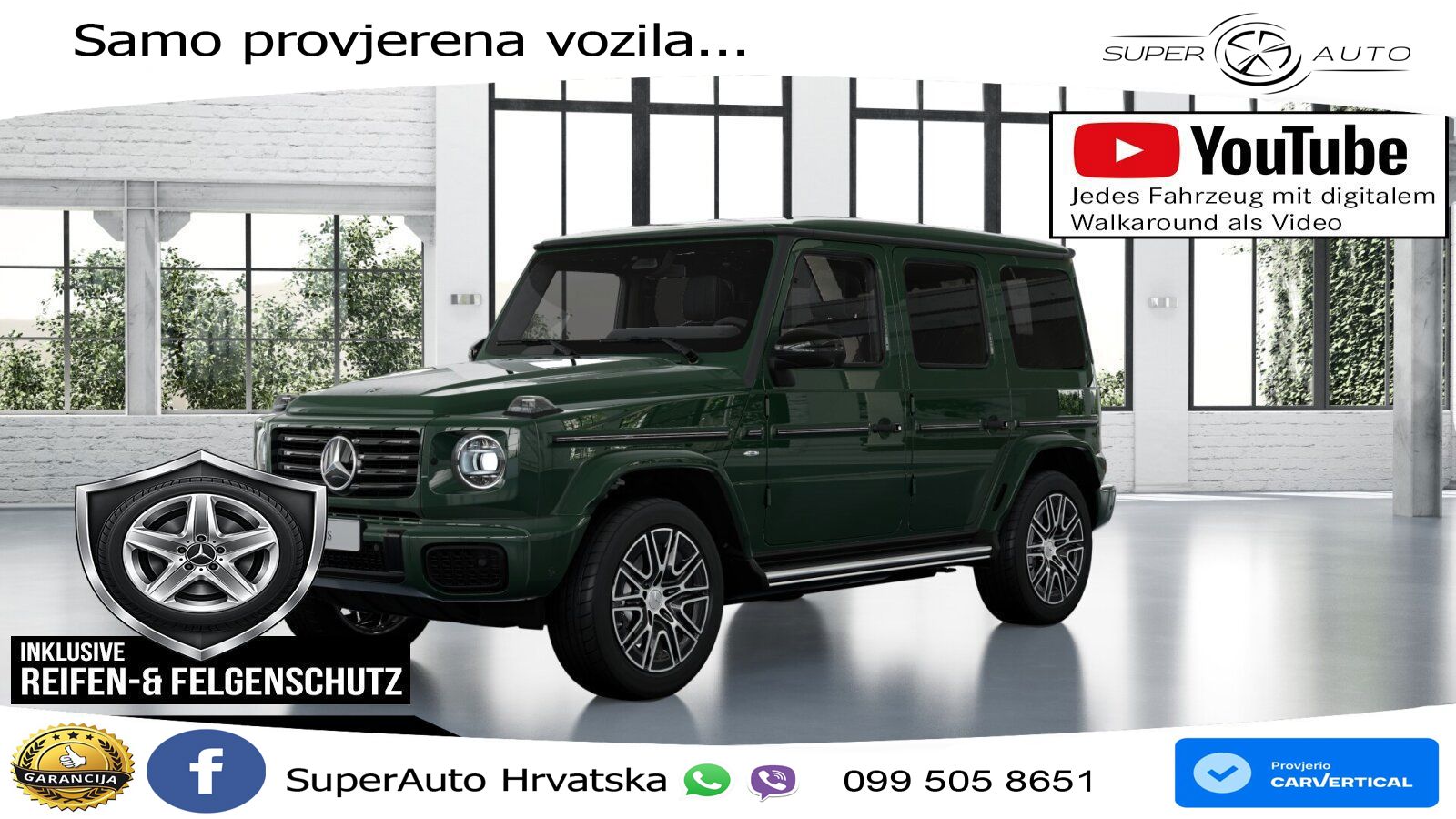 Mercedes G 580 EQ Long 116 kWh (587 KS) 4MATIC Superior LED+ACC