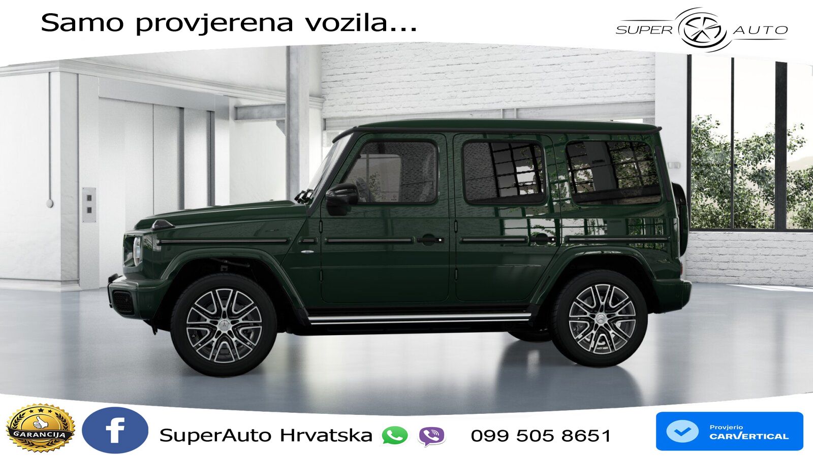 Mercedes G 580 EQ Long 116 kWh (587 KS) 4MATIC Superior LED+ACC