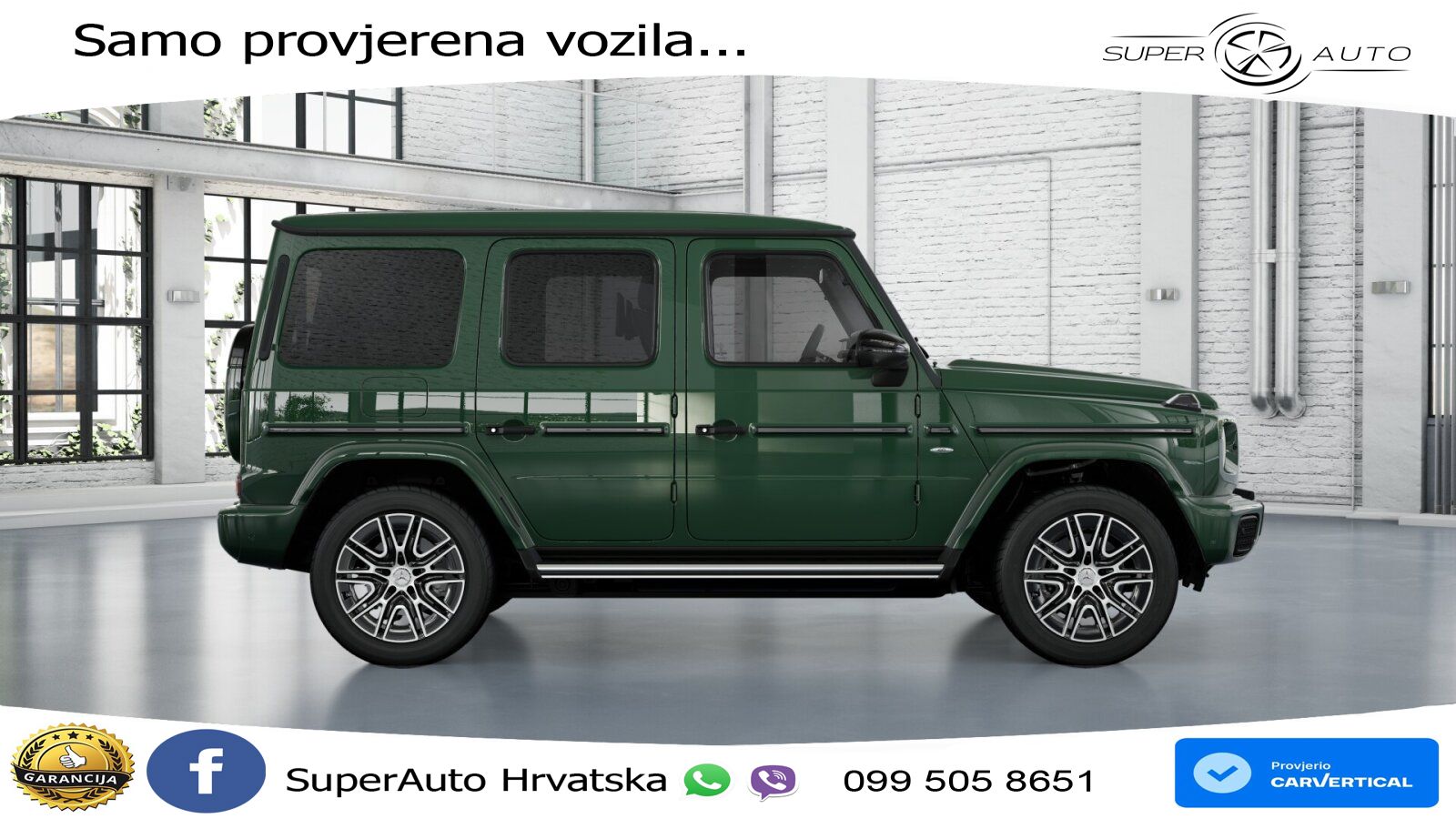 Mercedes G 580 EQ Long 116 kWh (587 KS) 4MATIC Superior LED+ACC