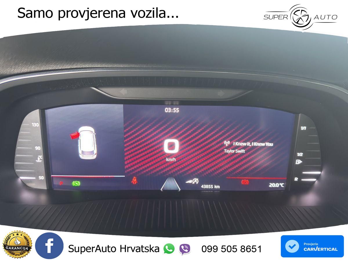 Škoda Octavia Combi RS 2.0 TSI (245 KS) DSG LED+GR SJED+ACC