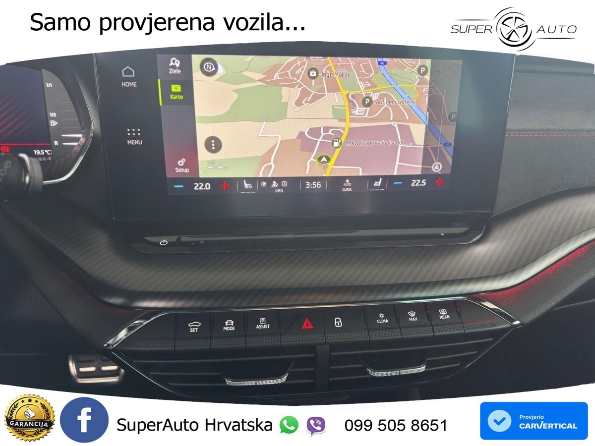 Škoda Octavia Combi RS 2.0 TSI (245 KS) DSG LED+GR SJED+ACC