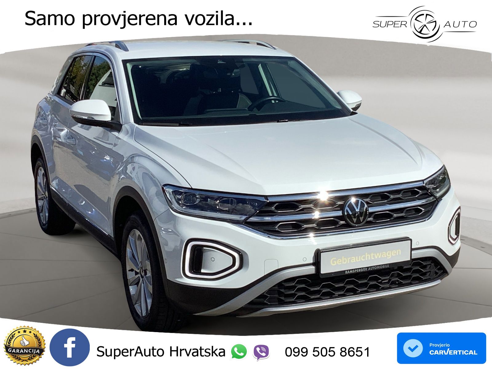 Volkswagen T-Roc 1.5 TSI (150 KS) DSG LED+GR SJED+ACC
