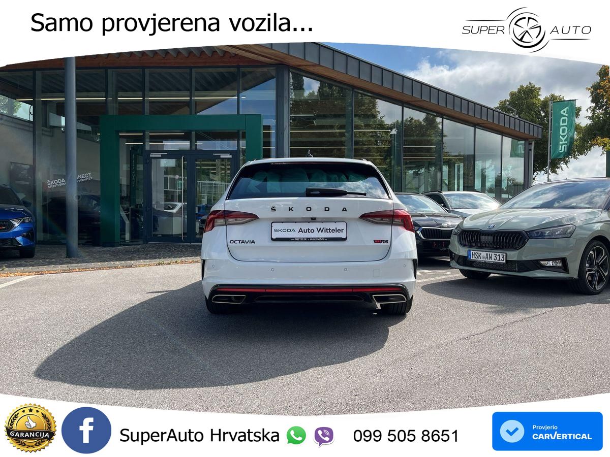 Škoda Octavia Combi RS 2.0 TDI (200 KS) 4x4 DSG LED+GR SJED+ACC