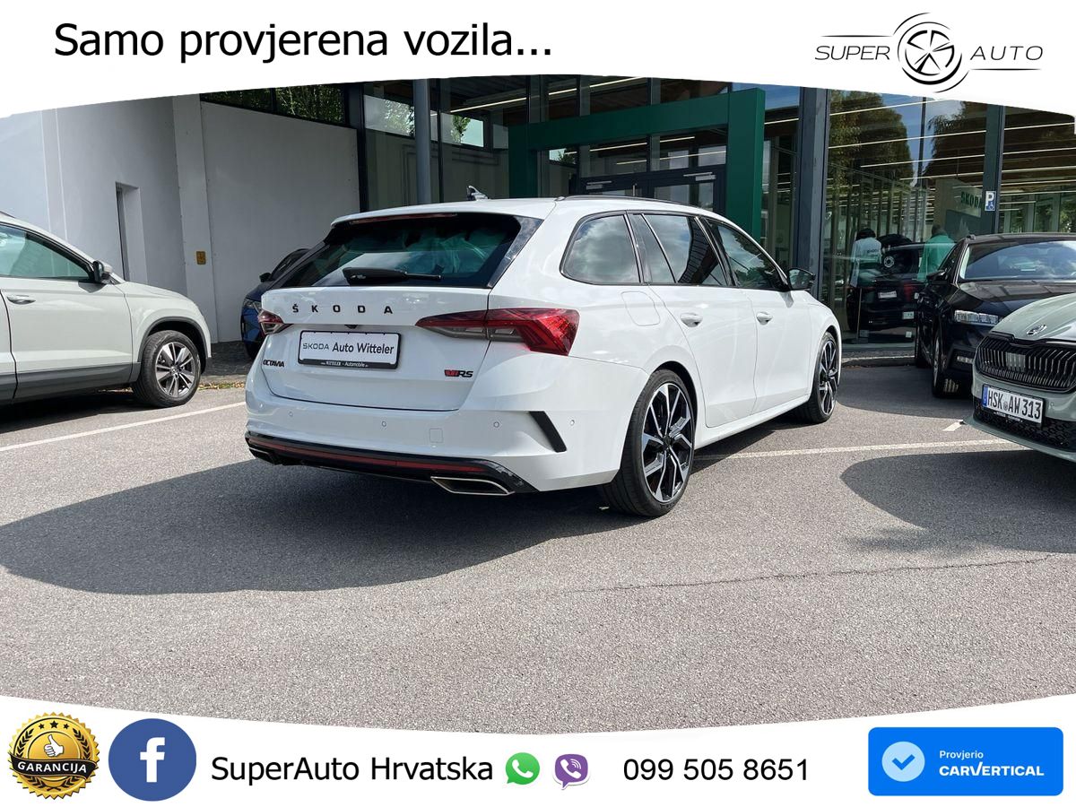 Škoda Octavia Combi RS 2.0 TDI (200 KS) 4x4 DSG LED+GR SJED+ACC
