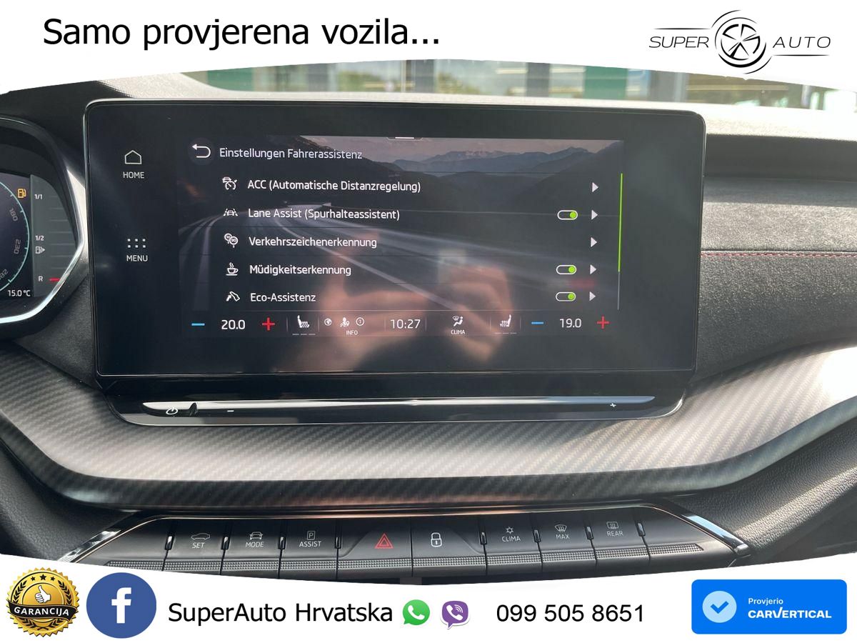 Škoda Octavia Combi RS 2.0 TDI (200 KS) 4x4 DSG LED+GR SJED+ACC