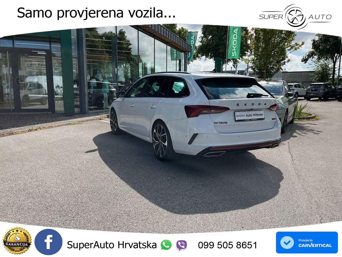 Škoda Octavia Combi RS 2.0 TDI (200 KS) 4x4 DSG LED+GR SJED+ACC