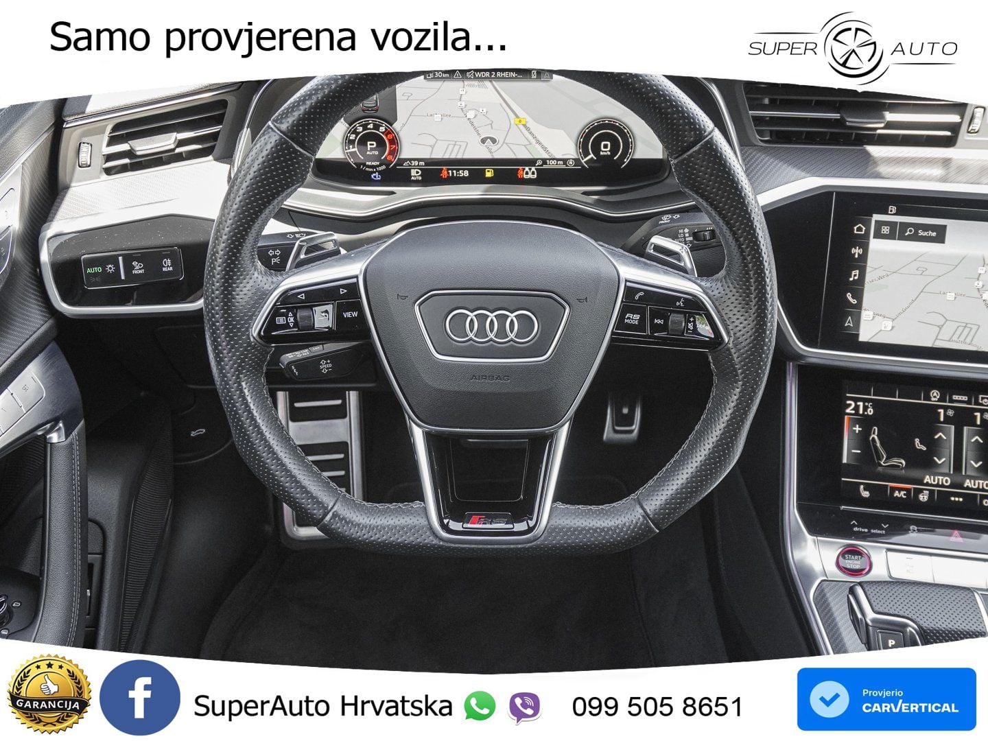 Audi RS6 Avant 4.0 TFSI V8 (600 KS) quattro Tiptronic MATRIX+GR SJED+KAM