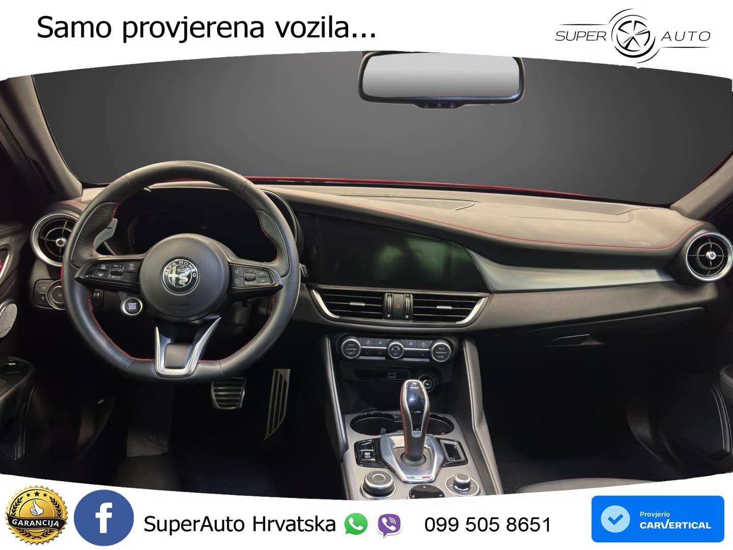 Alfa Romeo Giulia 2.0 Turbo (280 KS) Q4 Automatic LED+GR SJED+ACC