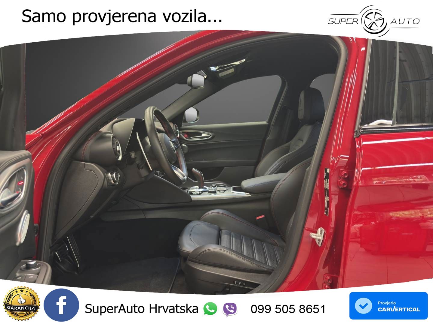 Alfa Romeo Giulia 2.0 Turbo (280 KS) Q4 Automatic LED+GR SJED+ACC