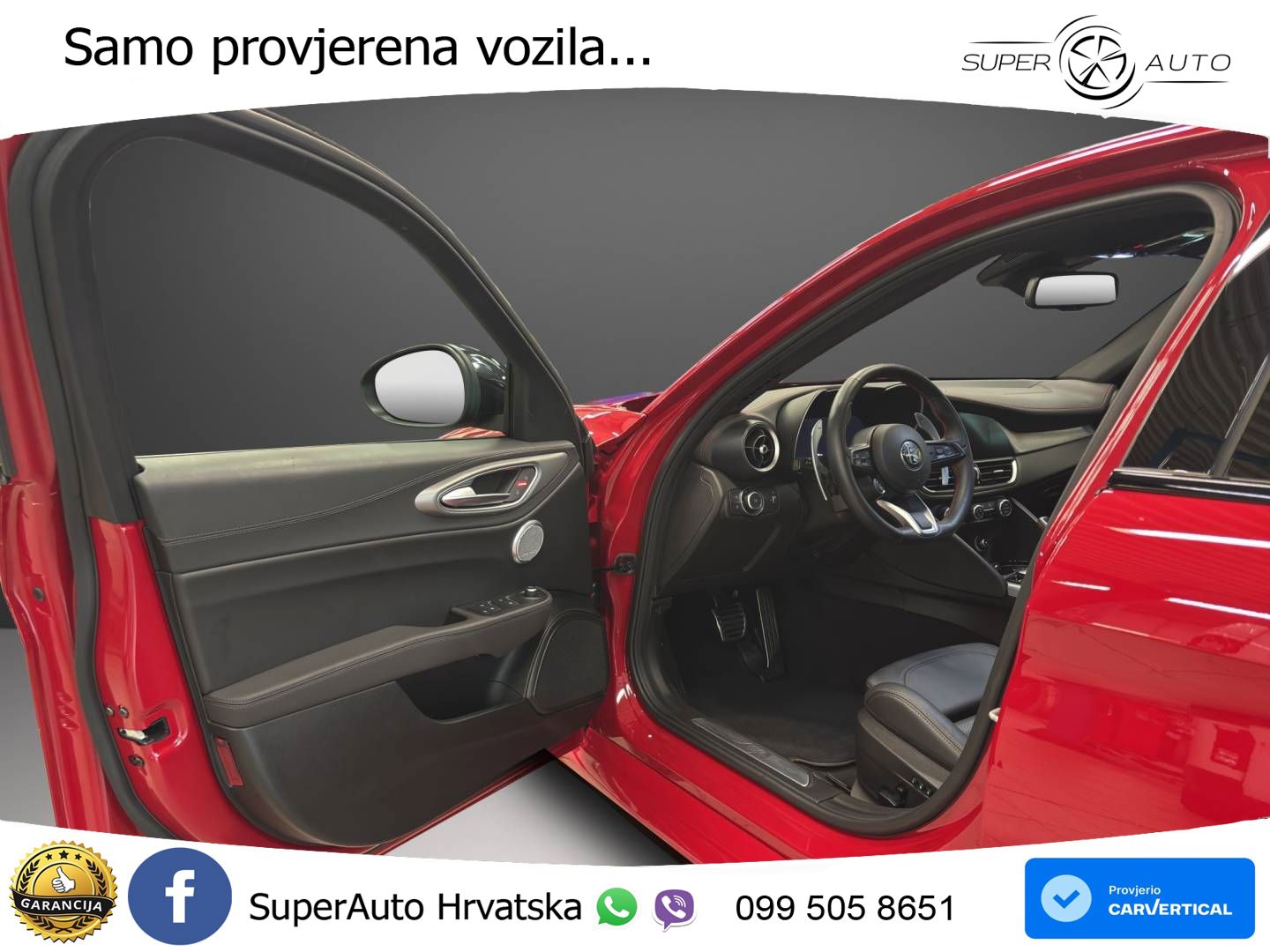 Alfa Romeo Giulia 2.0 Turbo (280 KS) Q4 Automatic LED+GR SJED+ACC