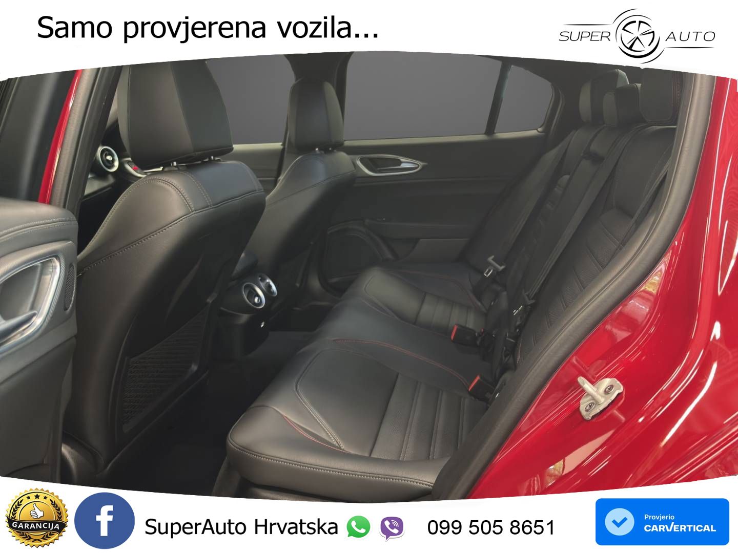 Alfa Romeo Giulia 2.0 Turbo (280 KS) Q4 Automatic LED+GR SJED+ACC