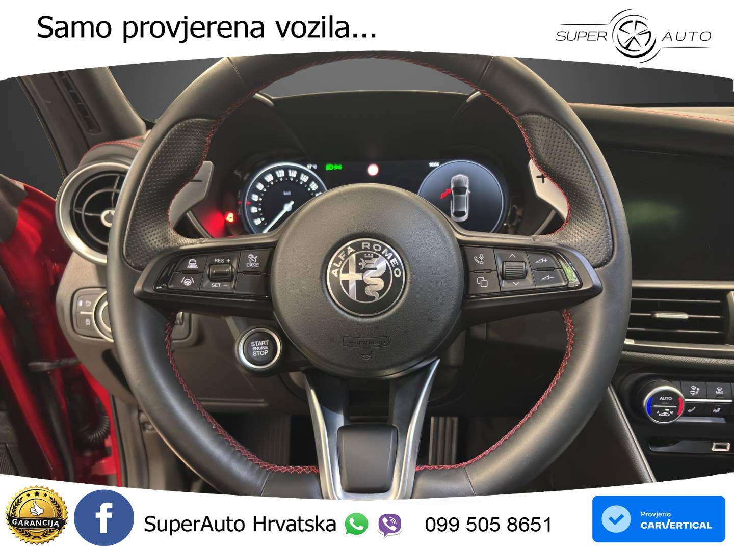 Alfa Romeo Giulia 2.0 Turbo (280 KS) Q4 Automatic LED+GR SJED+ACC