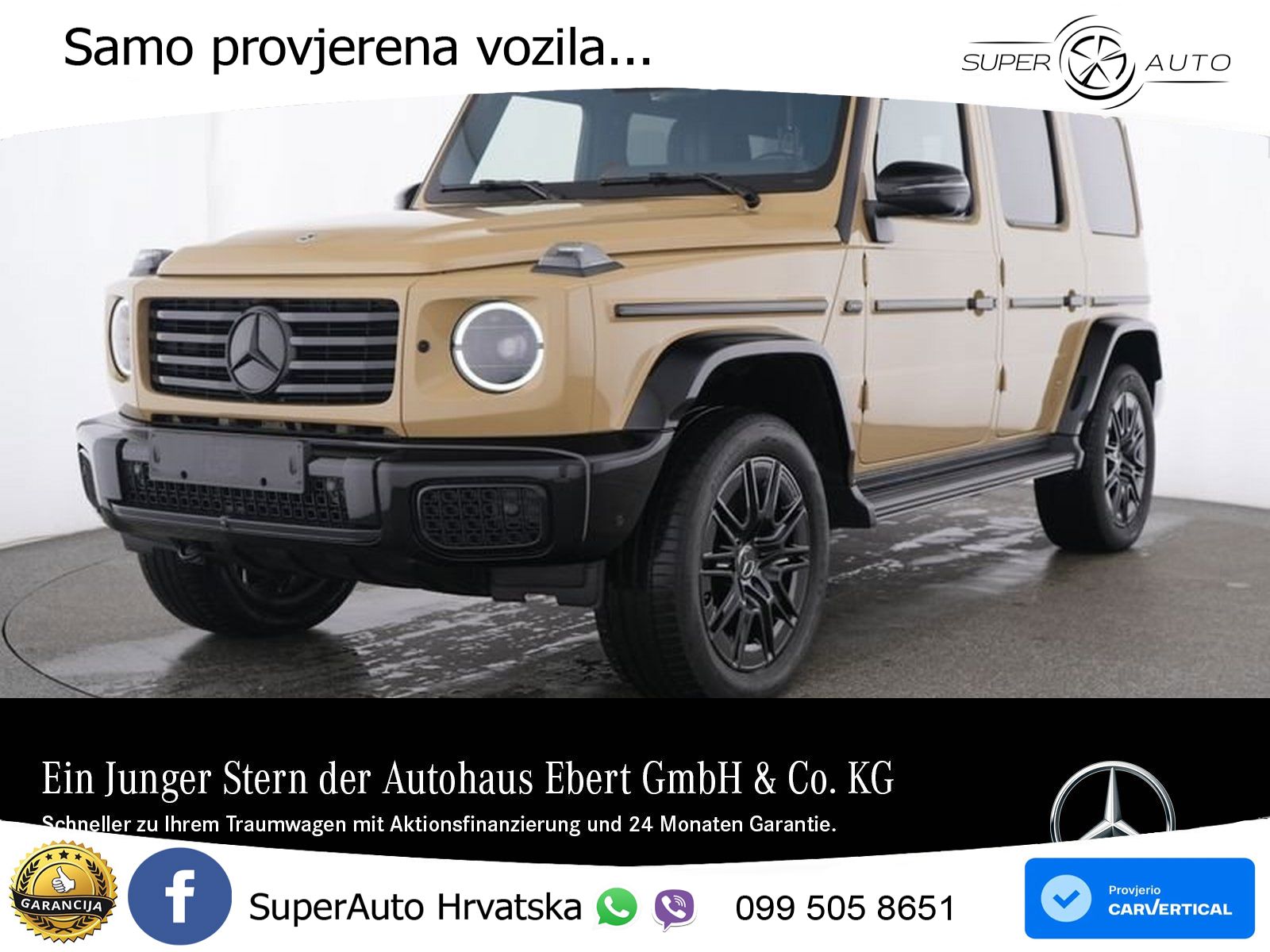 Mercedes G 580 EQ Long 116 kWh (587 KS) 4MATIC Superior ACC+GR SJED+360+PANO