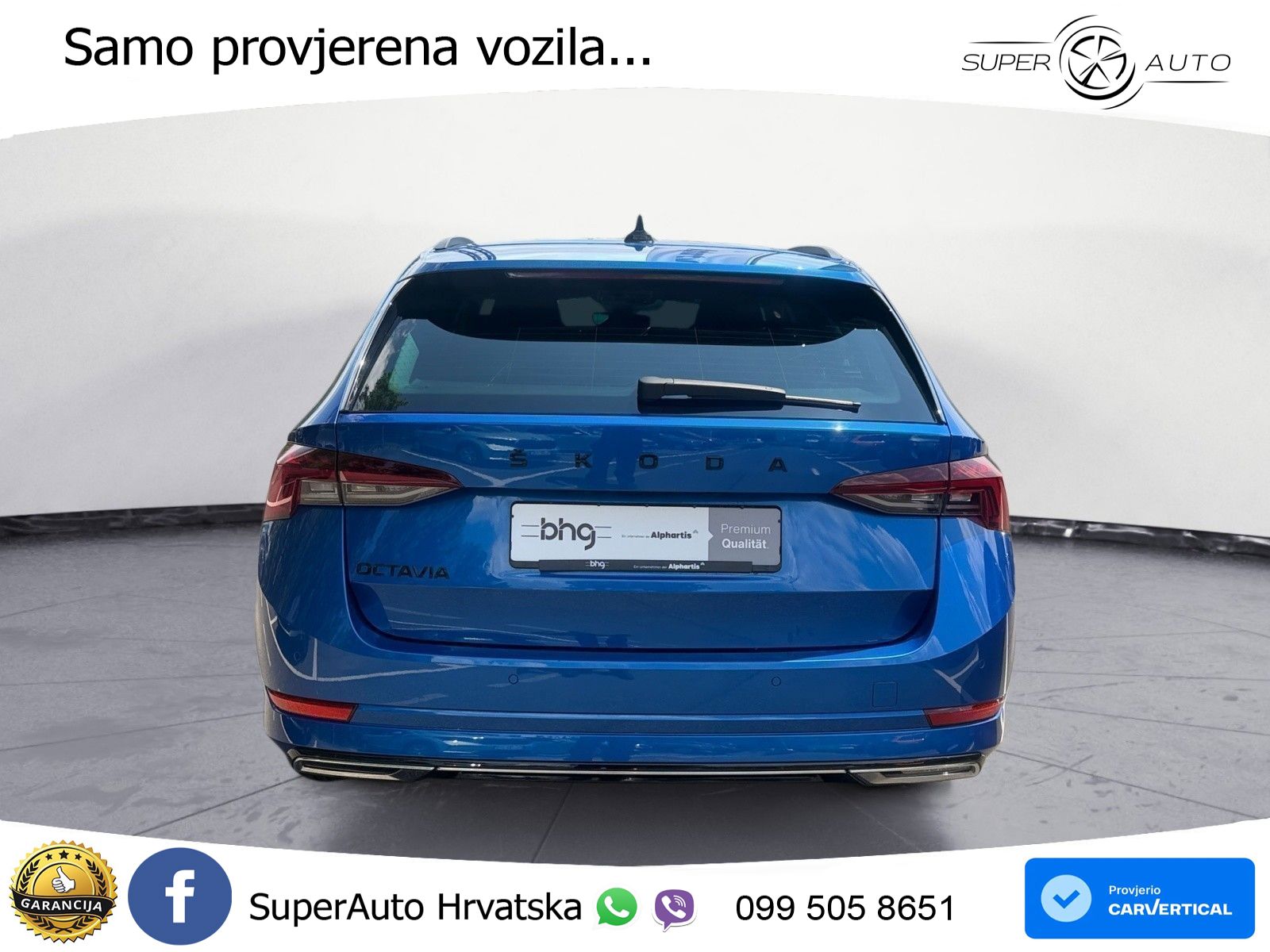 Škoda Octavia Combi 2.0 TDI (150 KS) DSG SportLine LED+GR SJED+ACC