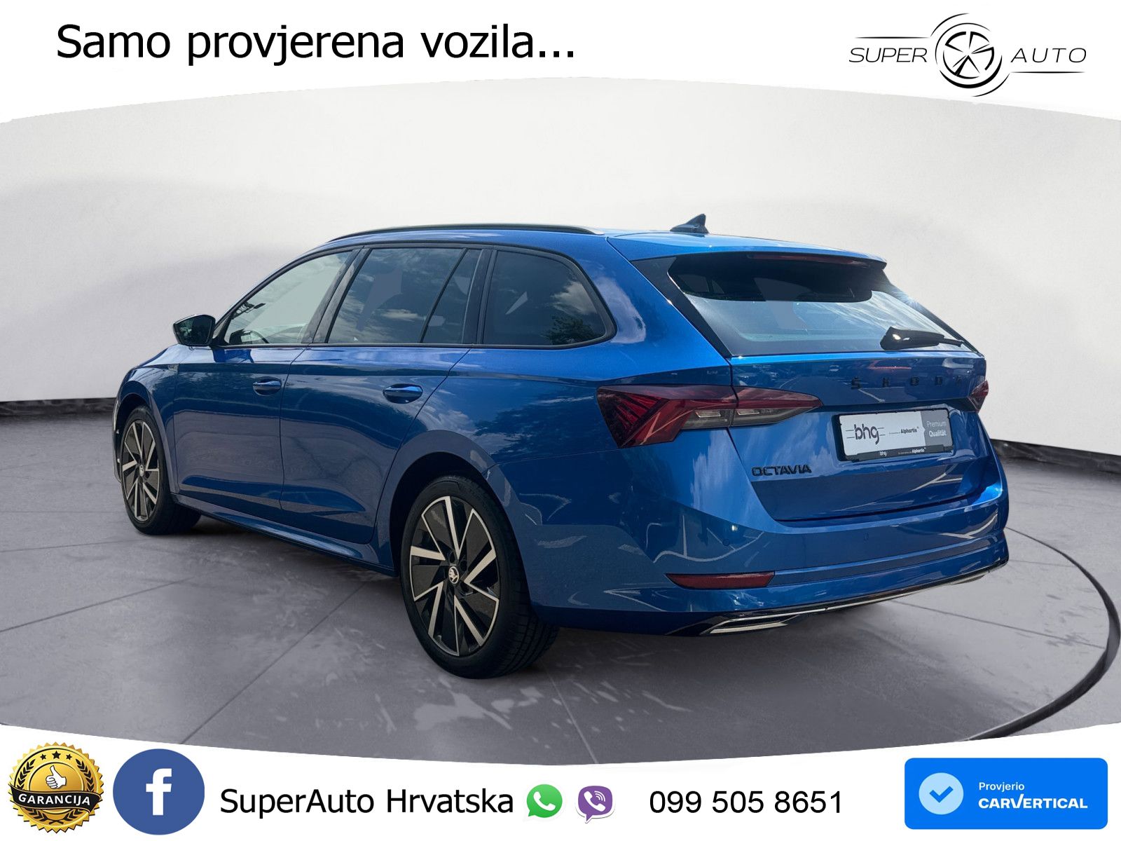 Škoda Octavia Combi 2.0 TDI (150 KS) DSG SportLine LED+GR SJED+ACC