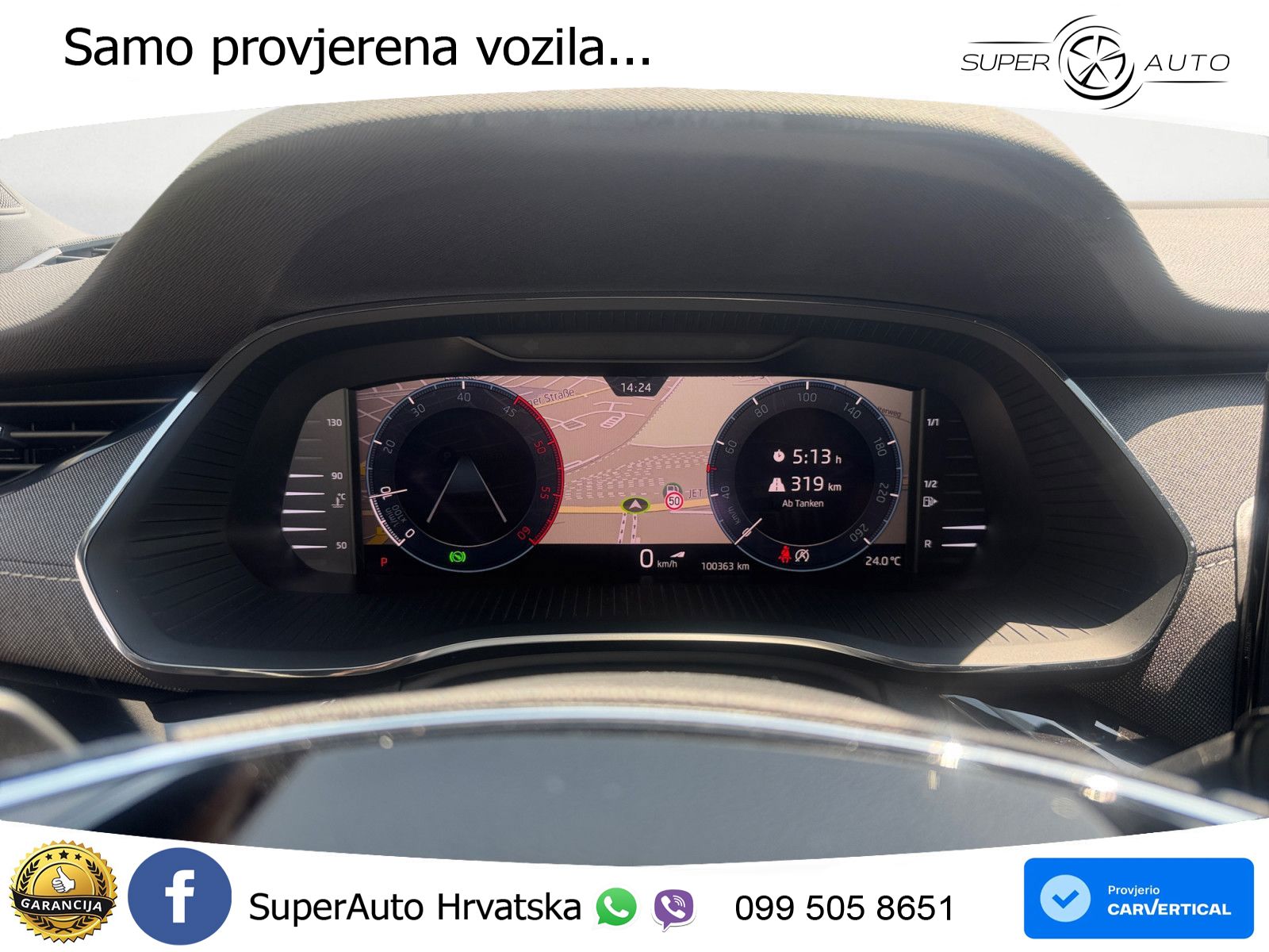 Škoda Octavia Combi 2.0 TDI (150 KS) DSG SportLine LED+GR SJED+ACC