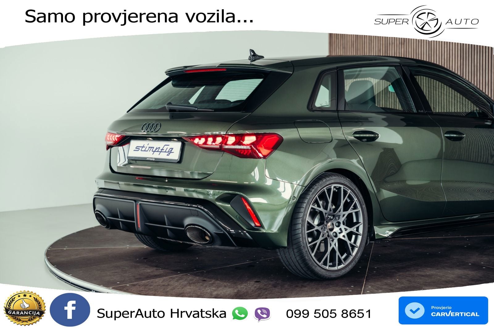 Audi RS3 Sedan 2.5 TFSI (400 KS) quattro S tronic