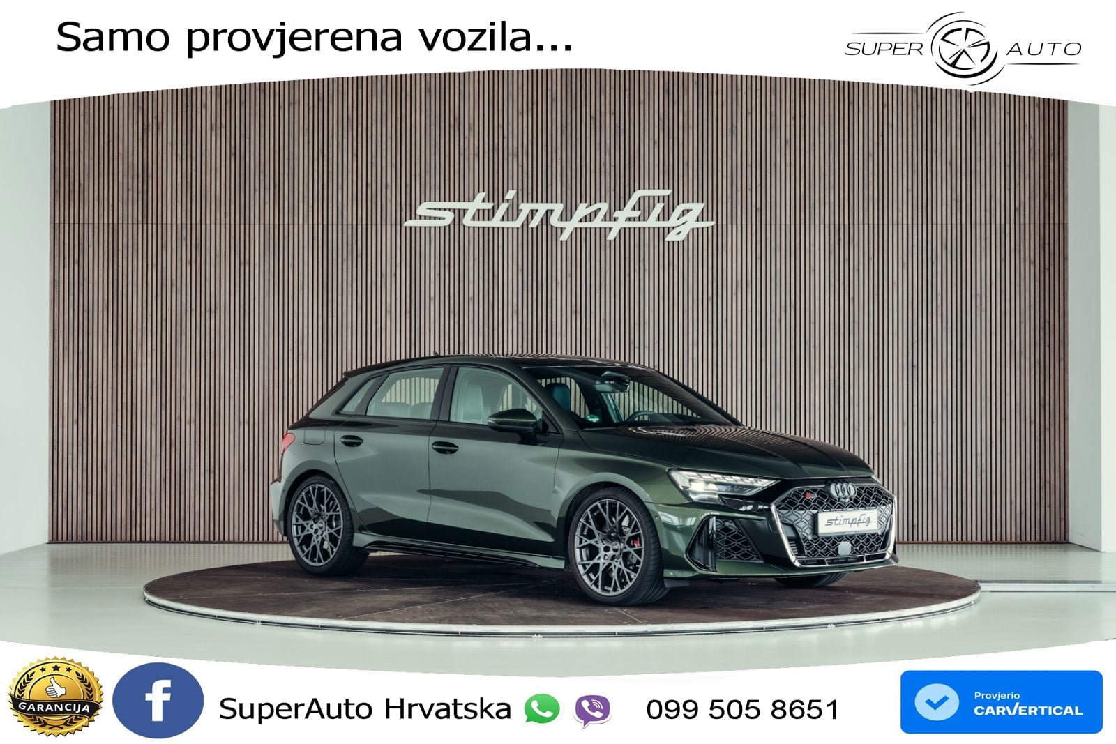 Audi RS3 Sedan 2.5 TFSI (400 KS) quattro S tronic