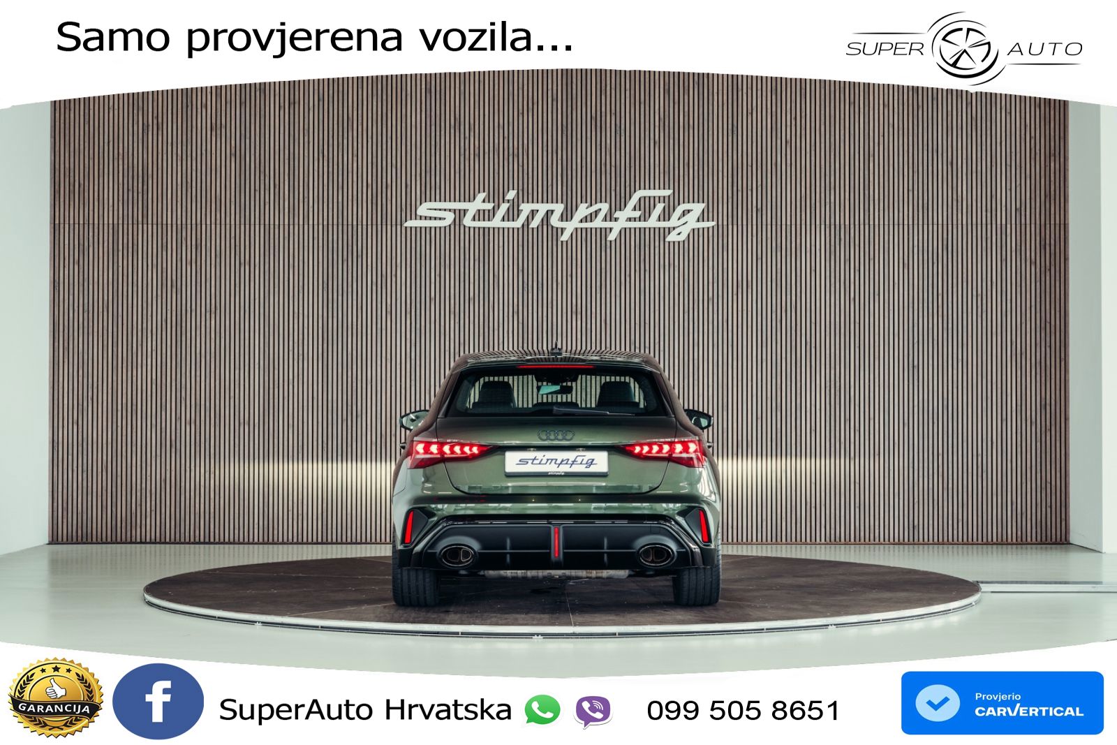 Audi RS3 Sedan 2.5 TFSI (400 KS) quattro S tronic
