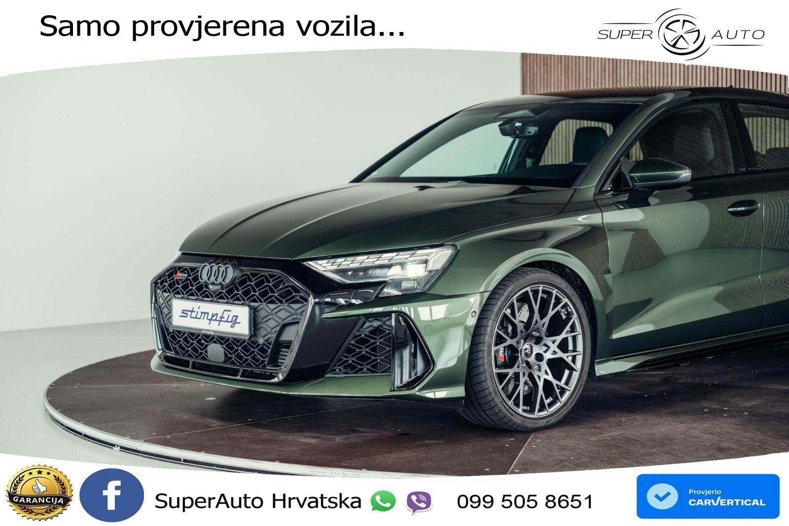 Audi RS3 Sedan 2.5 TFSI (400 KS) quattro S tronic
