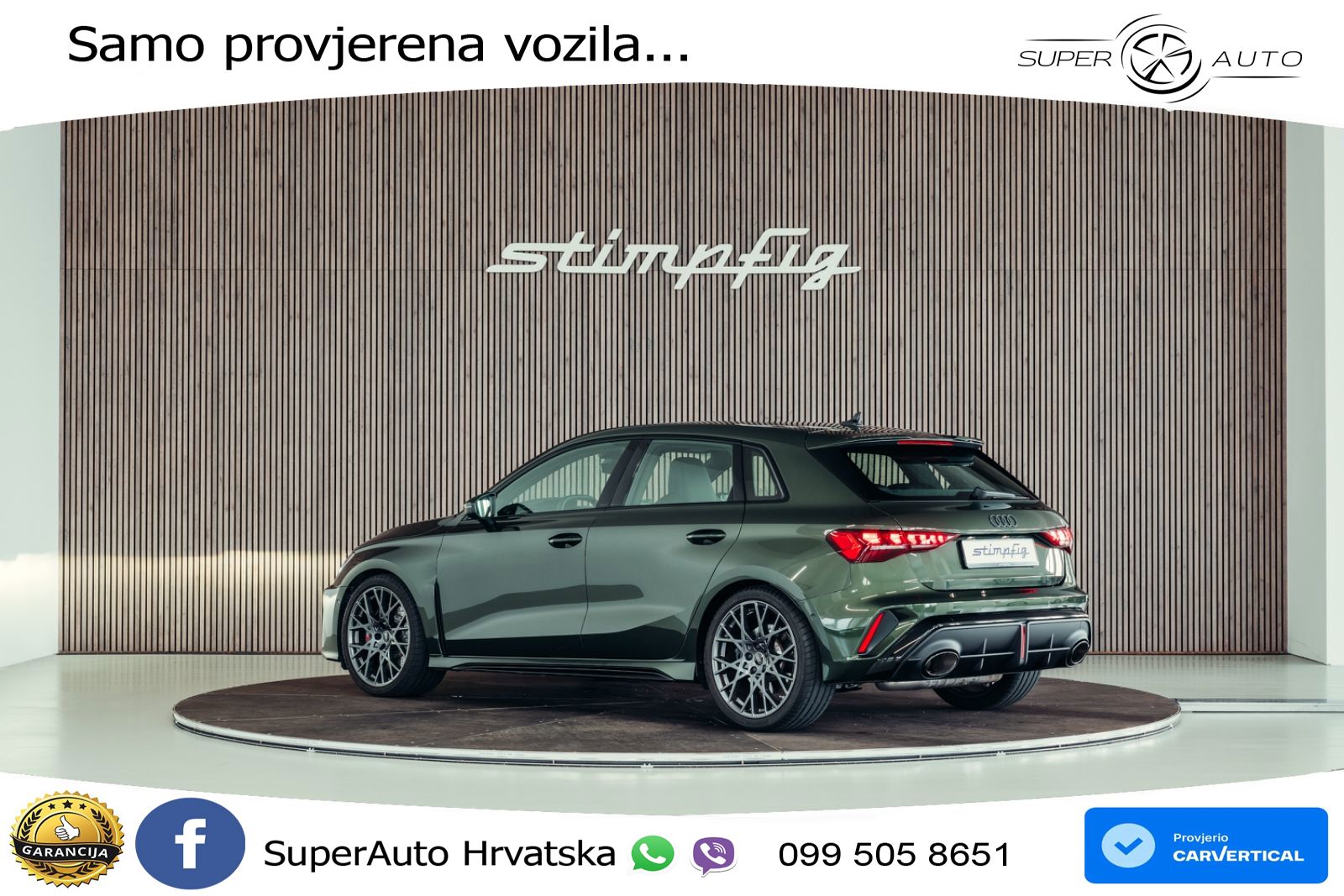 Audi RS3 Sedan 2.5 TFSI (400 KS) quattro S tronic