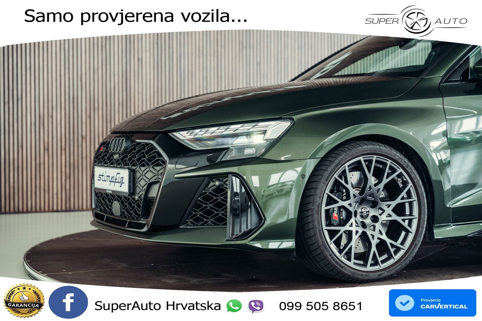 Audi RS3 Sedan 2.5 TFSI (400 KS) quattro S tronic