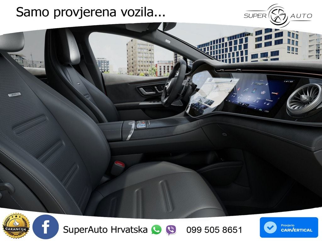 Mercedes EQE AMG 53 100 kWh (687 KS) 4MATIC+ AMG DYNAMIC PLUS ZRAČNI+ACC+GR SJED+KAM+PANO
