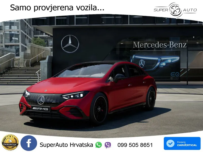 Mercedes EQE AMG 53 100 kWh (687 KS) 4MATIC+ AMG DYNAMIC PLUS ZRAČNI+ACC+GR SJED+KAM+PANO