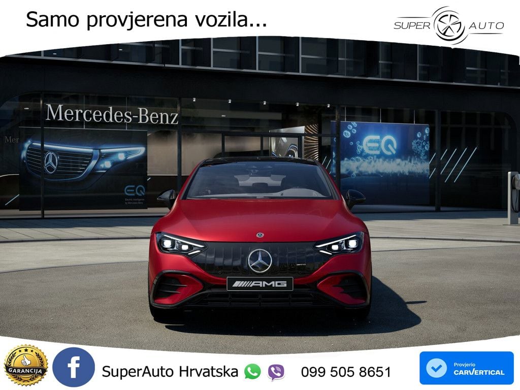 Mercedes EQE AMG 53 100 kWh (687 KS) 4MATIC+ AMG DYNAMIC PLUS ZRAČNI+ACC+GR SJED+KAM+PANO