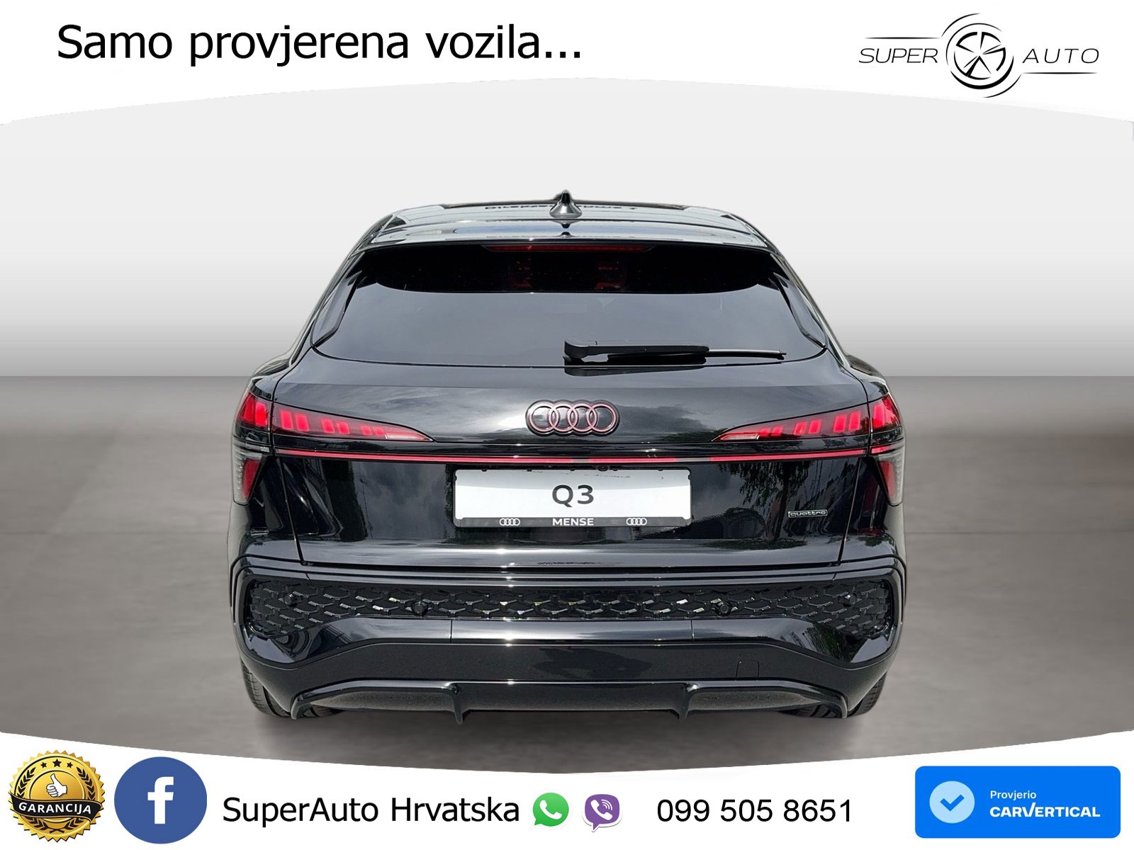 Audi Q3 III Sportback 2.0 TFSI (204 KS) quattro S tronic LED+GR SJED+ACC