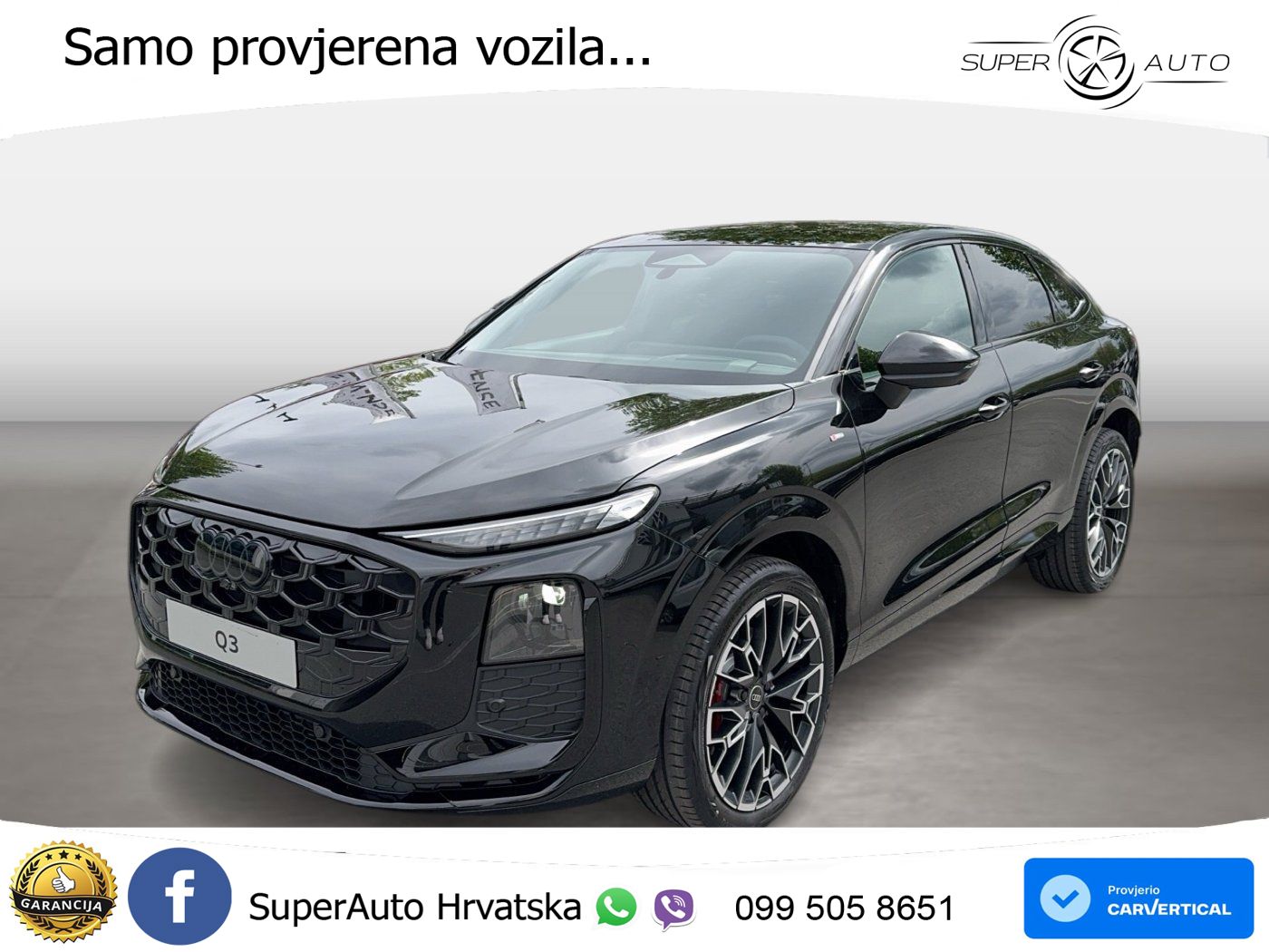 Audi Q3 III Sportback 2.0 TFSI (204 KS) quattro S tronic LED+GR SJED+ACC