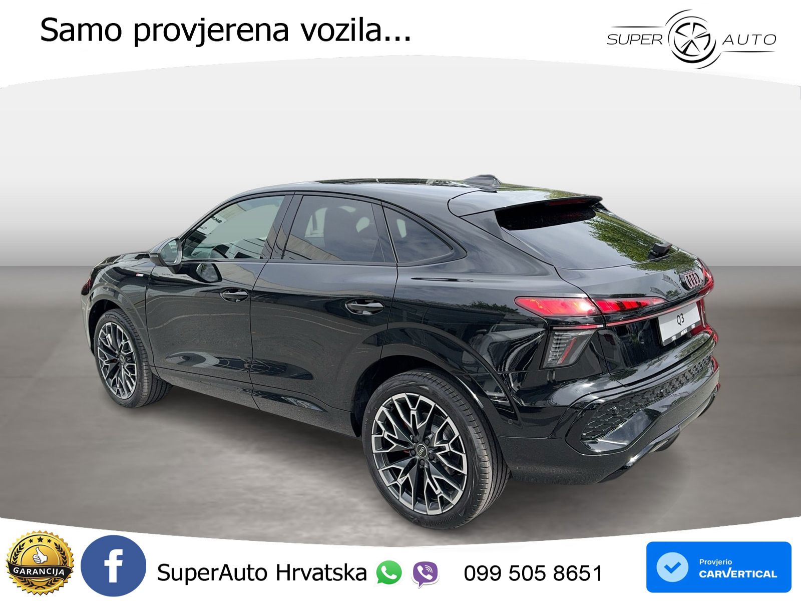 Audi Q3 III Sportback 2.0 TFSI (204 KS) quattro S tronic LED+GR SJED+ACC