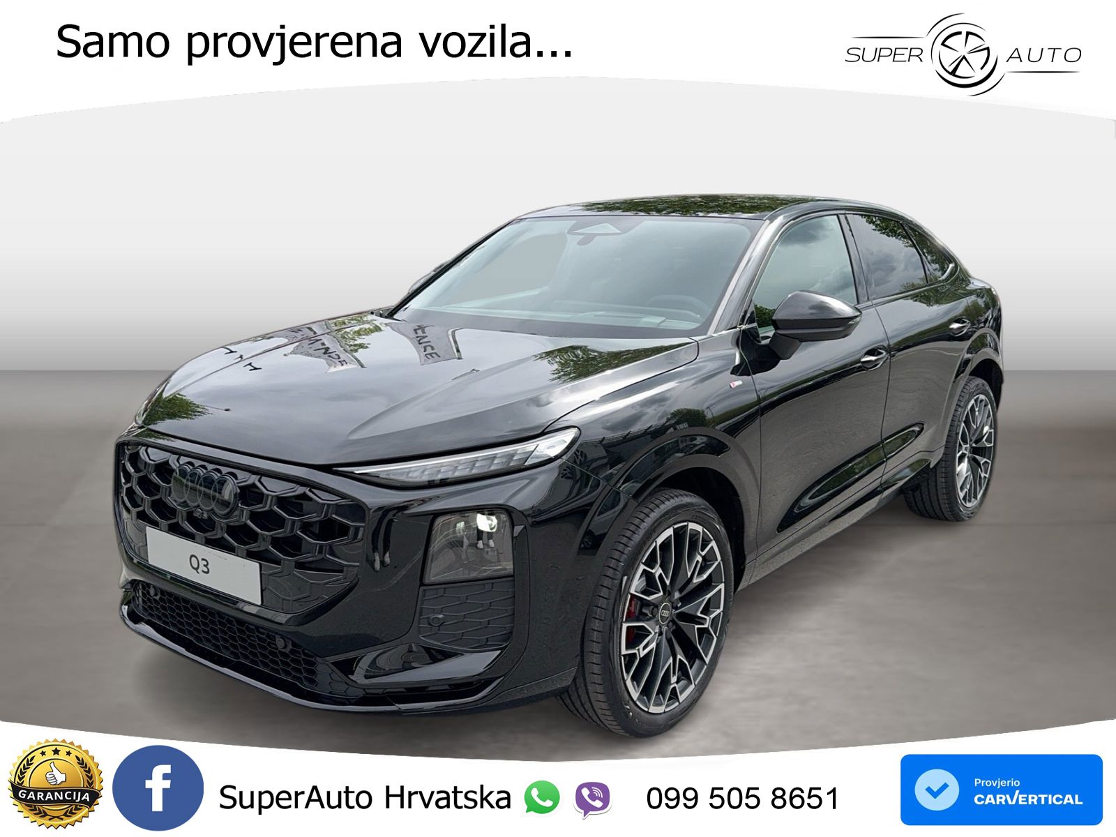 Audi Q3 III Sportback 2.0 TFSI (204 KS) quattro S tronic LED+GR SJED+ACC