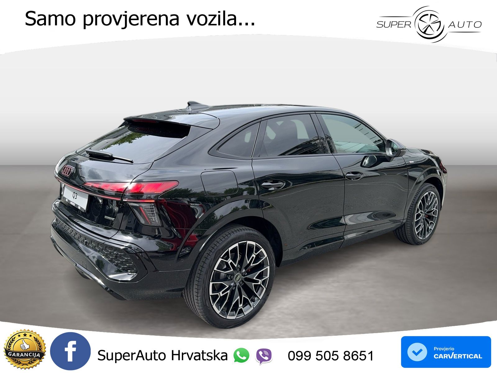 Audi Q3 III Sportback 2.0 TFSI (204 KS) quattro S tronic LED+GR SJED+ACC