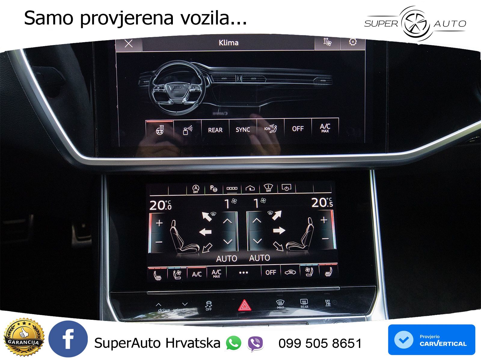 Audi RS6 Avant 4.0 TFSI V8 (600 KS) quattro Tiptronic ZRAČNI+ACC+GR SJED+KAM+PANO