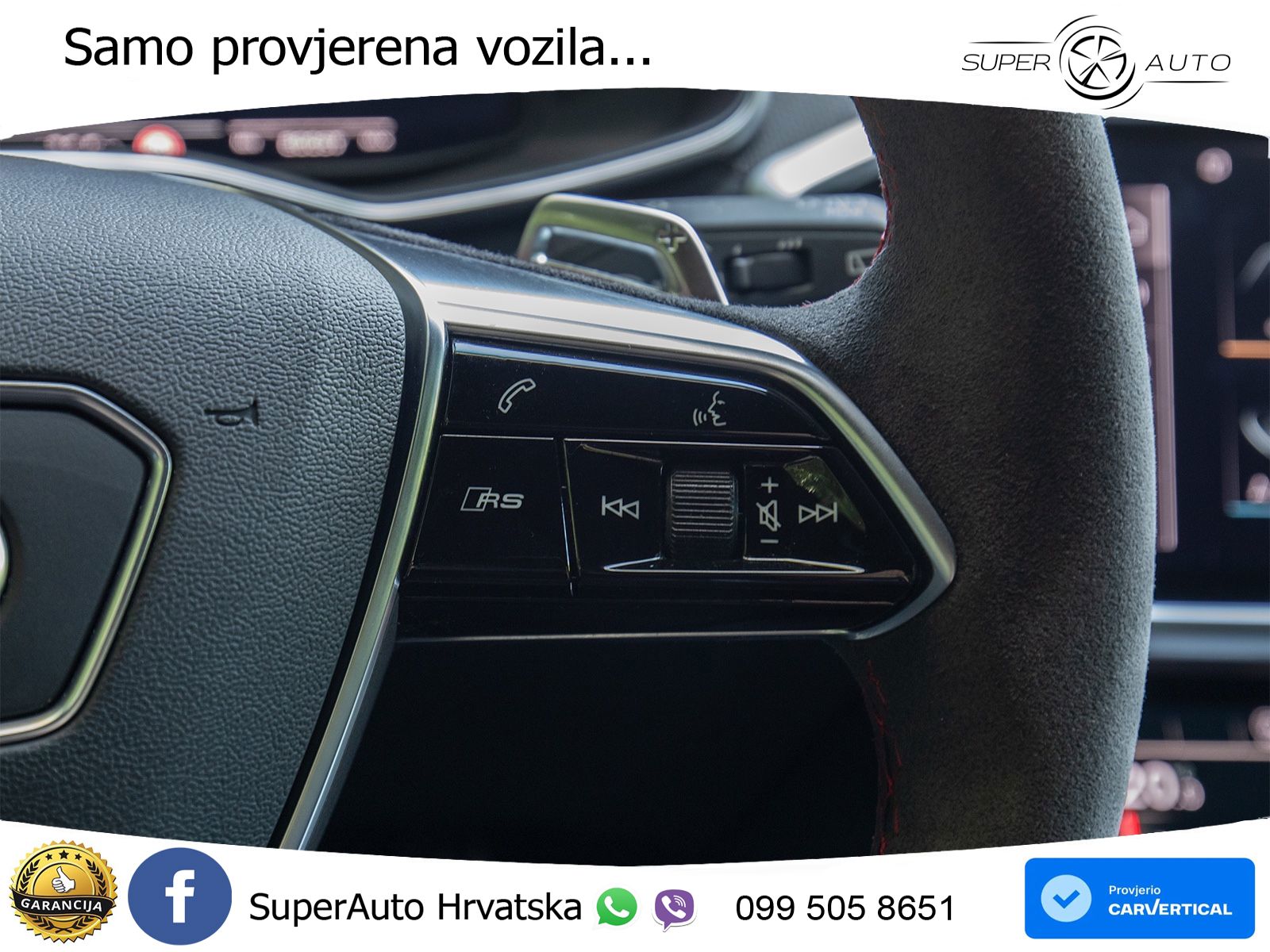 Audi RS6 Avant 4.0 TFSI V8 (600 KS) quattro Tiptronic ZRAČNI+ACC+GR SJED+KAM+PANO