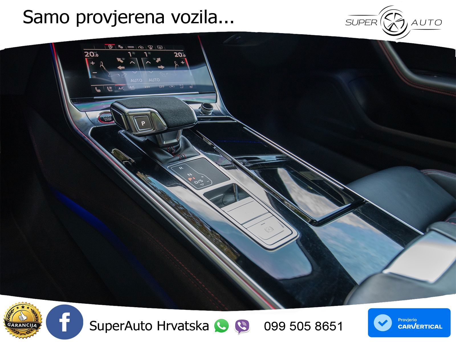 Audi RS6 Avant 4.0 TFSI V8 (600 KS) quattro Tiptronic ZRAČNI+ACC+GR SJED+KAM+PANO