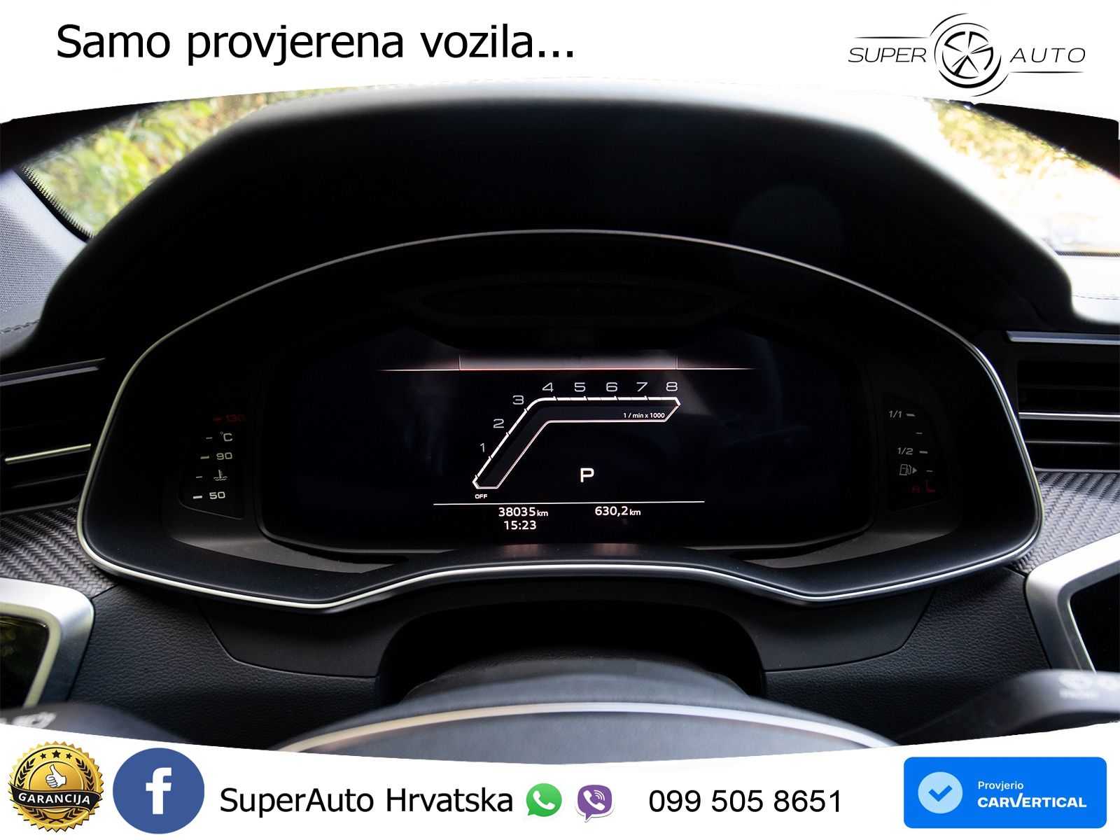 Audi RS6 Avant 4.0 TFSI V8 (600 KS) quattro Tiptronic ZRAČNI+ACC+GR SJED+KAM+PANO