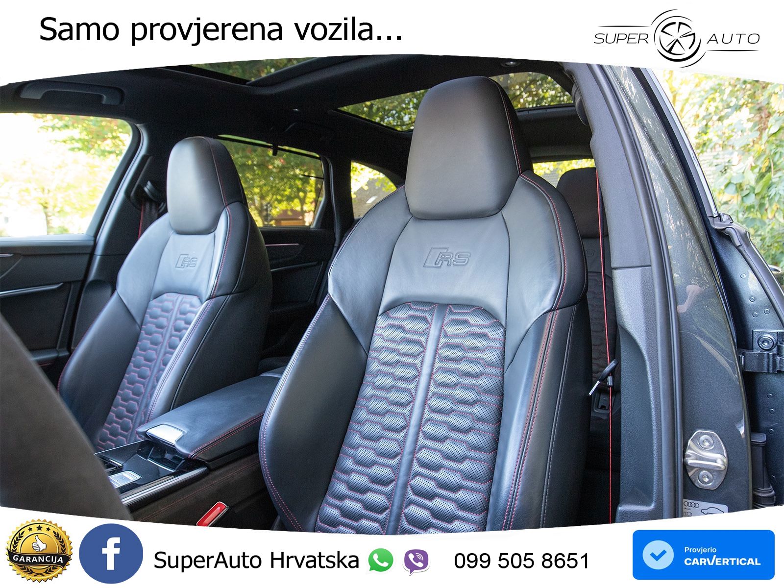 Audi RS6 Avant 4.0 TFSI V8 (600 KS) quattro Tiptronic ZRAČNI+ACC+GR SJED+KAM+PANO