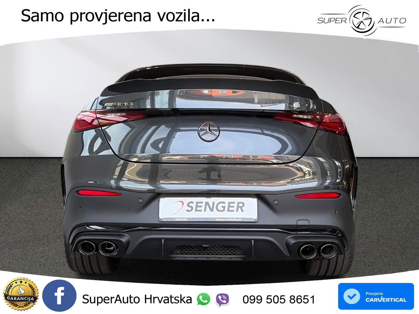 Mercedes GLC Coupe AMG 53 (449 KS) 4MATIC+ AMG SPEEDSHIFT TCT 9G ACC+HEAD+GR SJED+360+PANO