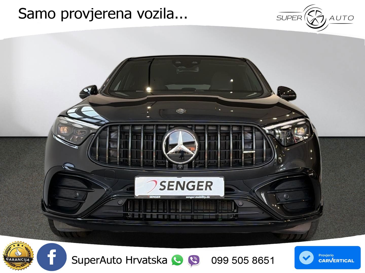 Mercedes GLC Coupe AMG 53 (449 KS) 4MATIC+ AMG SPEEDSHIFT TCT 9G ACC+HEAD+GR SJED+360+PANO