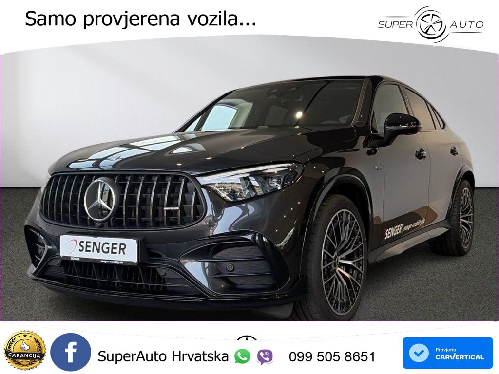 Mercedes GLC Coupe AMG 53 (449 KS) 4MATIC+ AMG SPEEDSHIFT TCT 9G ACC+HEAD+GR SJED+360+PANO