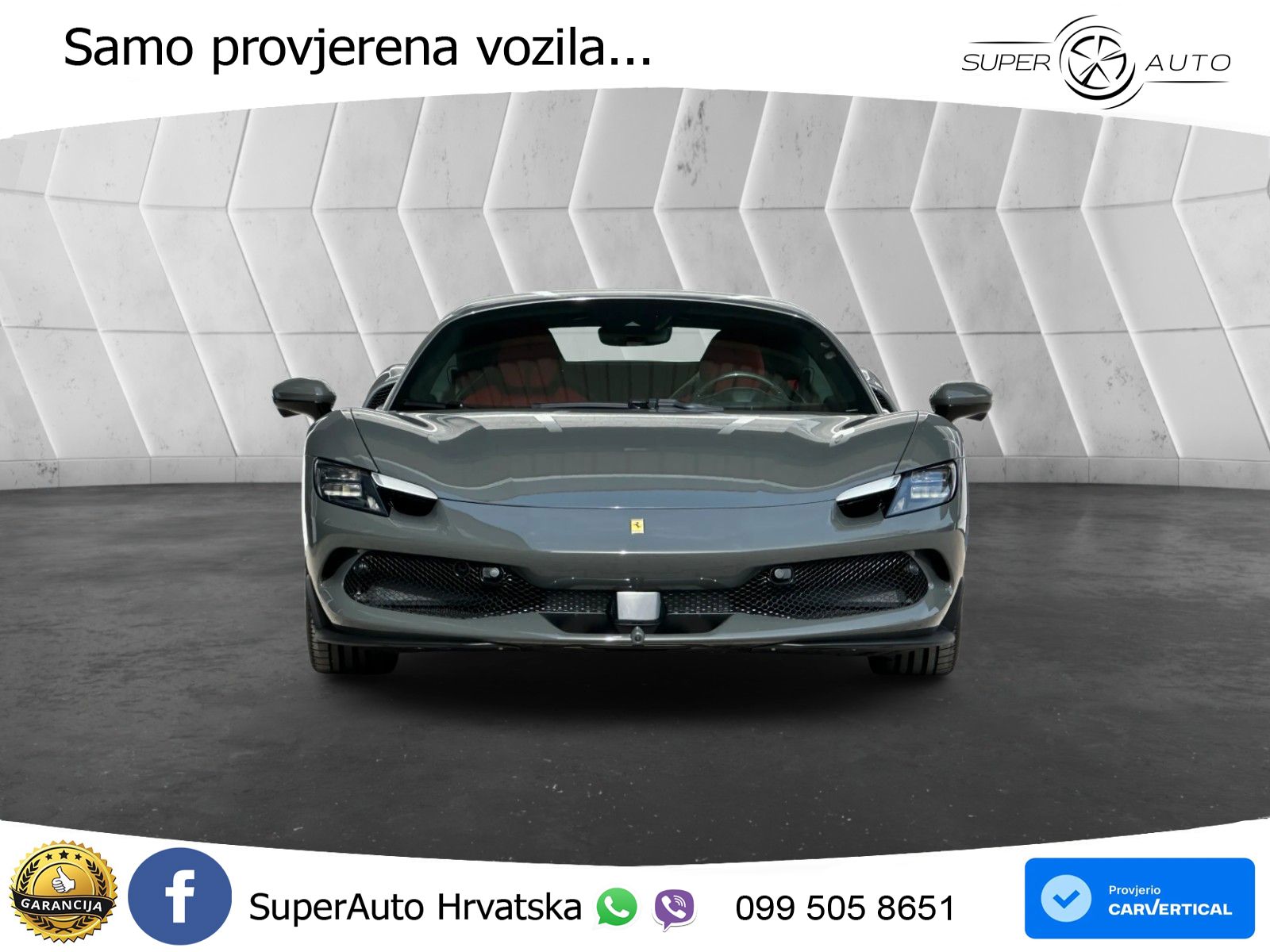 Ferrari 296 GTS 3.0 V6 (830 KS) F1 DCT LED+ACC