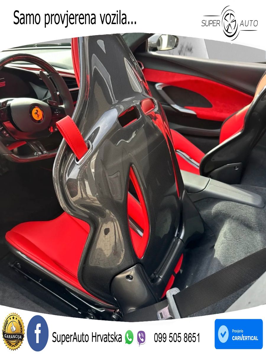 Ferrari 296 GTS 3.0 V6 (830 KS) F1 DCT LED+ACC
