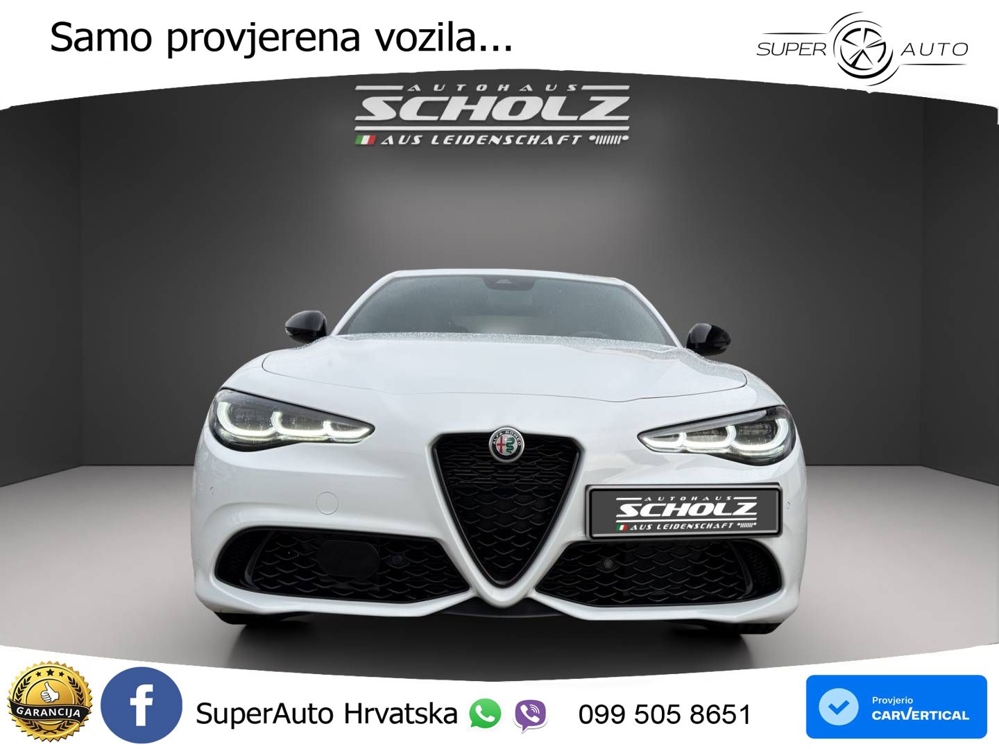Alfa Romeo Giulia 2.0 Turbo (280 KS) Q4 Automatic LED+GR SJED+ACC