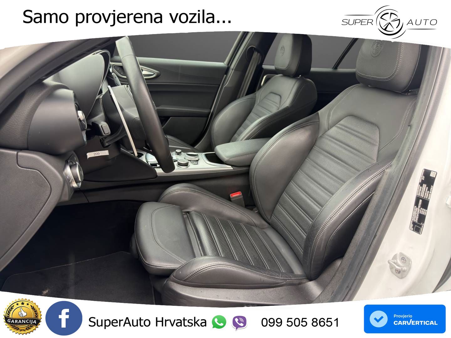 Alfa Romeo Giulia 2.0 Turbo (280 KS) Q4 Automatic LED+GR SJED+ACC