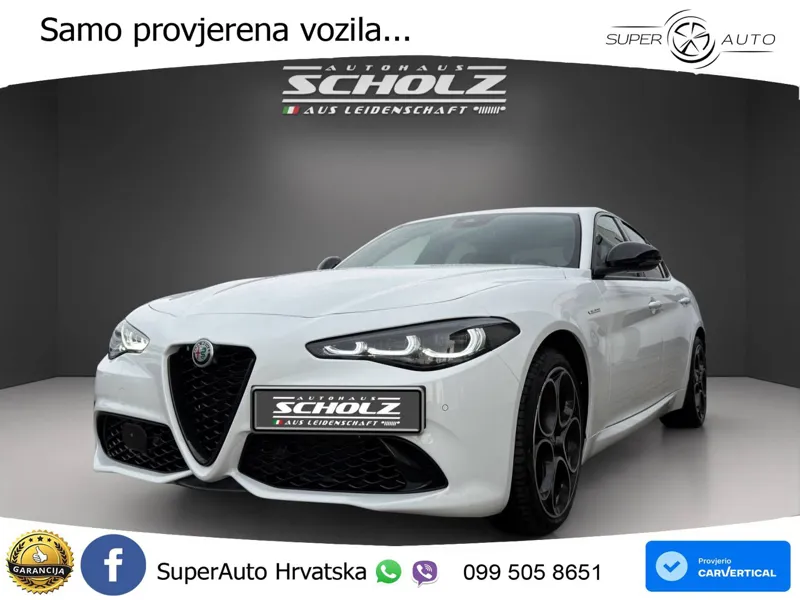 Alfa Romeo Giulia 2.0 Turbo (280 KS) Q4 Automatic LED+GR SJED+ACC